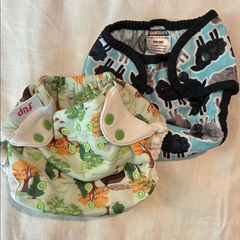 Lot of two diaper covers, NWOT, Thirsties and Flip